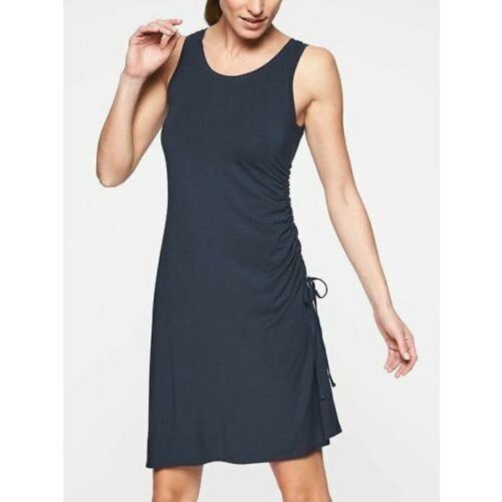 Athleta Side Gather T Shirt Dress